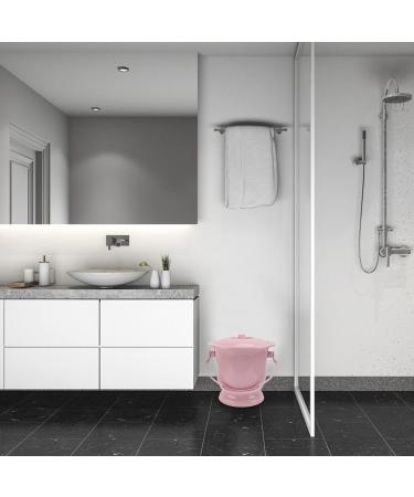 Angoily Chamber Pot with Lid Handle Urine Pots Bedpan Urine Bucket Potty Urinal Bottles for Home Pink - Buy Online on GoSupps.com