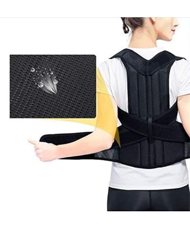 Posture Corrector for Men and Women Back Posture Brace Clavicle Support Stop Slouching and Hunching Adjustable Back Trainer (Color : Red Size : Large) (Blue Small) (Black Small) - Buy Online on GoSupps.com