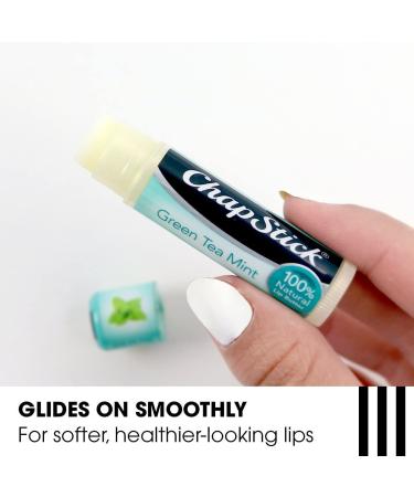 ChapStick Green Tea Mint Lip Butter - 100% Natural Ingredients - Moisturizing Lip Balm 0.15 Oz - Buy Online on GoSupps.com