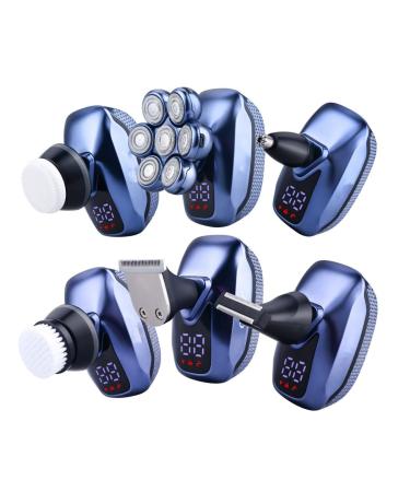 Head Shaver for Men - 6 in 1 Waterproof Hair Trimmer Kit | Electric Shaver & Bald Head Clipper - Buy Online on GoSupps.com