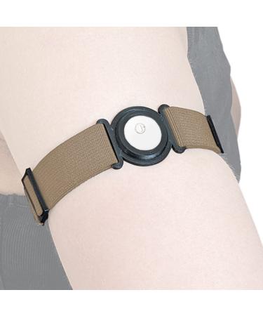 Diababrothers Freestyle Libre 3 Fixing Band Fixing holder with adjustable bracelet - holder: black - bracelet: beige - size: m (25-35 cm) m (25-35 cm) beige