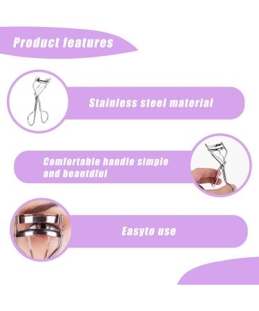 XiangSKY Eyelash Curler Lash Curler Eyelash Curlers Easy and Simple Operation Lash Curler Let Your Eyelashes Curl Firm Styling and Make You More Beautiful(Silver) - Buy Online on GoSupps.com
