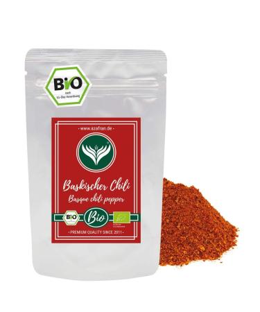 Azafran ORGANIC Basque Chili from France | Chili powder from the Basque Country | Basque Chili ground 50g