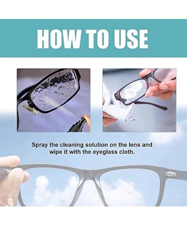 JIAWEIIY Lens Scratch Removal Spray Eyeglass Scratch Repair Solution Eyeglass Windshield Glass Repair Liquid Glasses Cleaner for All Lenses (3PCS) - Buy Online on GoSupps.com