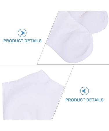 Buy Moisturizing Protective Socks for Women - Plantar Fasciitis & Heel Protection | Dry Feet Sock Mask | Miss White - Buy Online on GoSupps.com