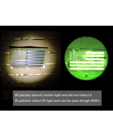 2x3.5 Inch Coyote Brown Tan IR Infrared MED Medic EMS EMT Patch with Hook-Fastener Backing - Buy Online on GoSupps.com