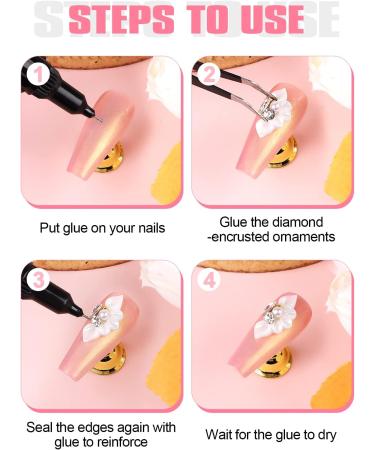 Kalolary 30pcs 3D Flower Nail Charms Rhinestones for Acrylic Nail Decorations - Nail Art Stud Accessories in 10 Colors - Buy Online on GoSupps.com