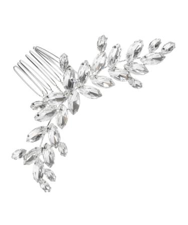 FRCOLOR Hair Jewelry Girls Hair Accessories Hair Clips for Girls Hair Comb Clip Hair Accessories for Women Rhinestone Hair Clips for Women Metal Hair Comb Decorate Alloy Vintage Women's