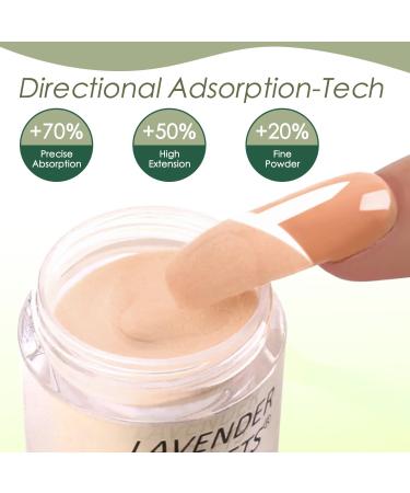 Lavender Violets 6 Colours Acrylic Dip Powder French Nail Art Manicure Large Capacity Dipping Powder Nail Powder DIY Early Green Brown JS207 An Early Fall - Buy Online on GoSupps.com