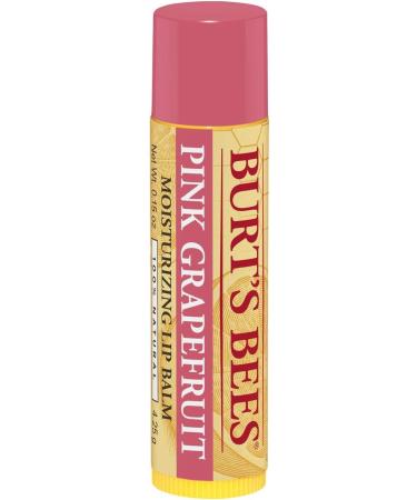Burt s Bees 100% Natural Moisturizing Lip Balm Pink Grapefruit - 1 Tubes - Buy Online on GoSupps.com
