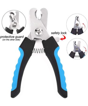 Freewindo Dog Grooming Kit - Round Tip Scissors & Stainless Steel Clippers - 6 in 1 Pet Grooming Set for Dogs and Cats - Buy Online on GoSupps.com