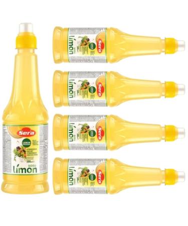 With Pufai Grocery, Sera, Lemon, Fruit Juice, Lemon Juice, 250ml x 5 Pieces