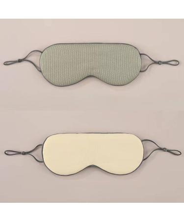 Premium Dual-Use Sleeping Eye Mask - Warm & Cool Unisex Travel & Office Shading Breathable & Traceless - Buy Online on GoSupps.com