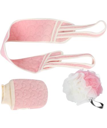 minkissy 2 Sets Bath Towel Loofah Suit Back Scrubber for Shower Loofah Back Strap Exfoliating Back Scrubber Back Strip for Shower Body for Men Towel for Shower Brush Sponge - Buy Online on GoSupps.com