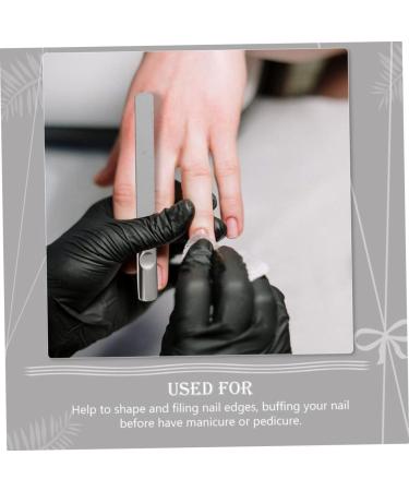 2 Sets Stainless Steel Nail File Emery Board Files Manicure Polish Tools File Manicure File Tool Nails Kits Manicure Tools Nail Polishing Strips Files Sanding Bar Handheld - Buy Online on GoSupps.com