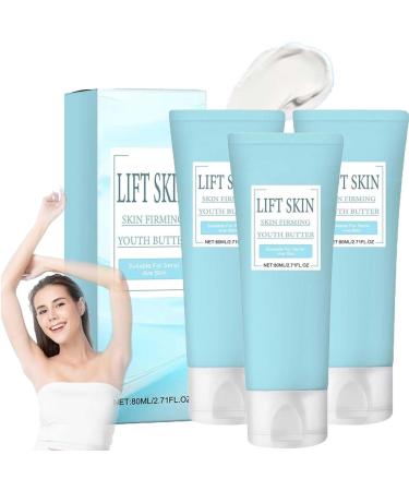 Luxelift Skin Firming Butter, Firming Body Cream, Body Butter, Anti-Aging Moisturizing Body Butter, Moisturizes and Improves Fine Lines, Suitable for All Skin (3Pcs)
