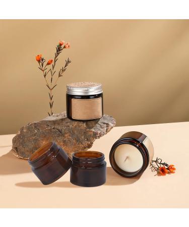 Tuakimce 10 Pack 30ml Refillable Cosmetic Glass Cream Containers with Lid - Ideal for Creams Lotions & Essential Oils - Buy Online on GoSupps.com