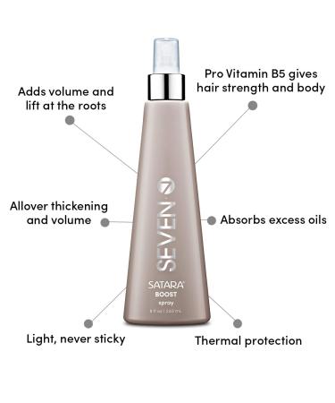 SEVEN Satara Boost Spray 8 fl. oz. - Revitalize and Volumize Hair Instantly - Buy Online on GoSupps.com