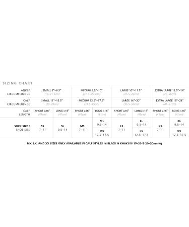 SIGVARIS Men's Microfiber 820 Closed Toe Calf-High Socks 20-30mmHg - Black LL - Large Long for Ultimate Comfort & Support - Buy Online on GoSupps.com