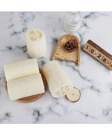 8 Pcs Natural Loofah Sponge Organic Loofah Sponge Organic Luffa Organic Sponge Bath for Shower Scrubbing and Kitchen Cleaning(6 * 10cm) - Buy Online on GoSupps.com