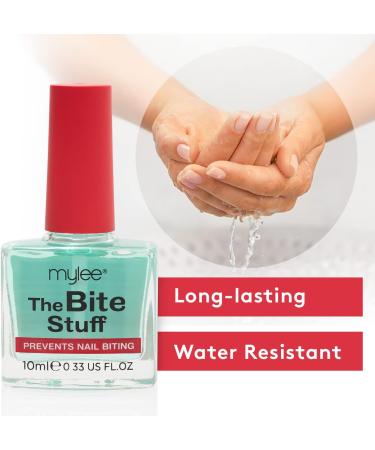 Mylee The Bite Stuff - Nail Biting Prevention Polish for Adults & Children - Clear, Fast-Drying Formula - Water Resistant - Buy Online on GoSupps.com