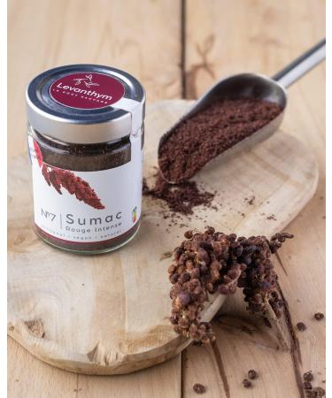 Premium 100% Pure Ground Sumac - Ottolenghi Spices - No Salt Lemon Vinegar Substitute - 160g - N.7 Rouge Intense - Buy Online on GoSupps.com