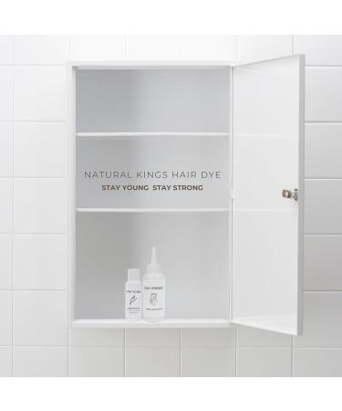 Men's Light Brown Hair Dye - Root Touch Up Color | Easy Application Long-Lasting Gray Coverage & Pre-Wash Shampoo - 3.74 Fl Oz - Buy Online on GoSupps.com