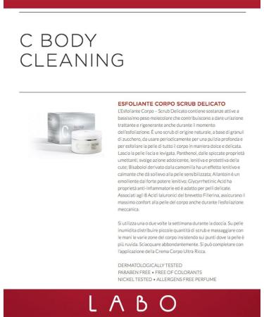 Fillerina LABO Transdermic C-Body Cleaning Remover Body Scrub 250ml - Gentle Exfoliating Solution for Radiant Skin | International Shipping Available - Buy Online on GoSupps.com