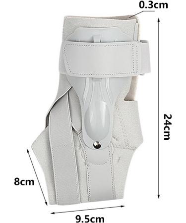 Amagogo Adjustable Ankle Brace with Side Stabilizers - Optimal Support & Comfort Black M - International Shipping Available - Buy Online on GoSupps.com
