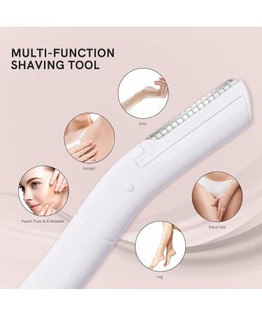 Women's Eyebrow & Facial Razors Set - 6 Pcs | Dermaplane & Hair Trimmers for Smooth Skin - Buy Online on GoSupps.com