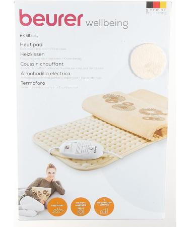 Beurer HK 45 Cosy Heating Pad - 3 Temperature Levels & Soft Micro Fleece | International Shipping - Buy Online on GoSupps.com