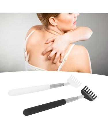 Greensen 2-Piece Telescopic Back Scratcher Set - Stainless Steel Extendable 20-68 cm Ergonomic Design for Head Back & Legs - Buy Online on GoSupps.com