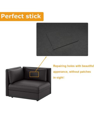 Sayopin Leather Repair Patch Kit - Self-Adhesive Tape for Furniture, Car Seats, Couches - 8x11 Inch, Black - 3 Pcs - Buy Online on GoSupps.com