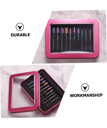 FOMIYES 1set Grinding Head Grinding Burr Cutters Electric Nail File Replacement Heads Manicure Drill Bits Nail Kits Electric Tool Manicure Grinding Tools Nail Drill Tungsten Steel Diamond - Buy Online on GoSupps.com