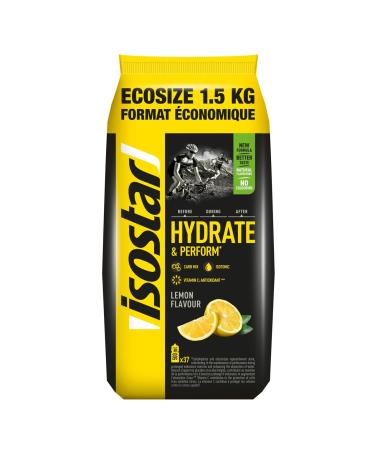 ISOSTAR Hydrate & Perform - taste: lemon - powder for isotonic energy drinks - rich in vitamins - natural aroma - without dyes - 1 pack of savings format 1.5 kg - Buy Online on GoSupps.com