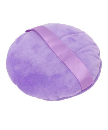 Ultra Large Purple Powder Puff for Makeup - Wet Dry Washable Soft Swan Down - Ideal for Loose Powder Application - Buy Online on GoSupps.com