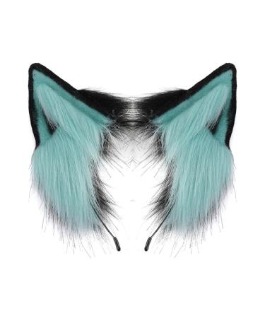 TQUXNGA Plush Cat Ear Cosplay Headband Plush Furry Ears Birthday Cosplay Party Headbands Hair Accessories for Women Girls 14
