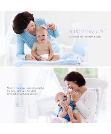 Baby Grooming Kit - 11 in 1 Portable Safety Care Set for Newborns - Purple - Buy Online on GoSupps.com
