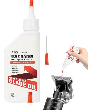 Hair Clipper Oil | 75ml Lubricant for Electric Razors and Beard Trimmers Razor Blade Cleaning Liquid for Men's Beard and Hairdressing Chains - Buy Online on GoSupps.com