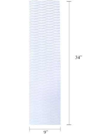 FOAMMAKER Universal 34x9 DIY Traction Grip Mat Pad - White EVA Sheet for SUP, Boat Decks, Kayaks, Surfboards & More - Buy Online on GoSupps.com