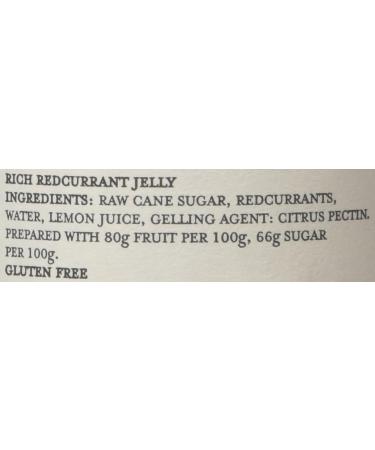 Tracklements Rich Redcurrant Jelly - Ideal Condiment for Soft Cheese & Gamey Meats - Vegetarian, Vegan & Gluten Free - 250g Jar - Buy Online on GoSupps.com