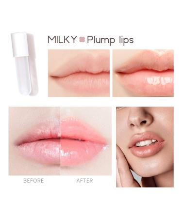 Lip Plumper Lip Balm Jar - Natural Lip Gloss & Care Serum for Plumping & Enhancing Lips - Moisturizing, Reducing Fine Lines - Day and Night Lip Mask (10ml) - Buy Online on GoSupps.com