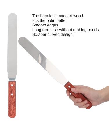 Buy Kcabret Stainless Steel Wax Spatula - Metal Eyebrow Wax Spatula with Wooden Handle for Hair Removal - Buy Online on GoSupps.com