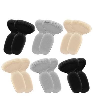 Healvian 6 Pairs High Heels Half Size Pad High Heels for Women Girl Shoe Insole Pad Block Heels for Women Dressy High Heel Shoe Inserts Heel Pads Sole of Foot Women's Adhesive Grip Assorted Color 2