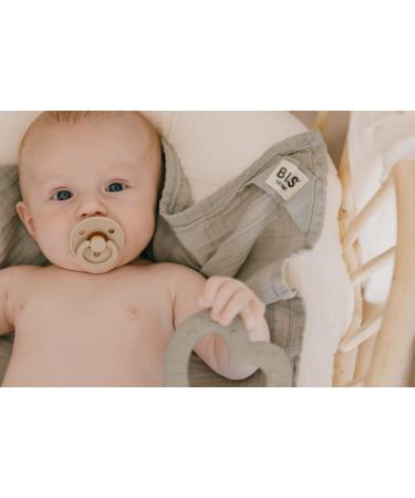 BIBS Color Schnuller 2-Pack - BPA-Free Cherry Shape Nipple Natural Rubber Made in Denmark | Dark Oak & Hunter Green 6-18 Months - Buy Online on GoSupps.com