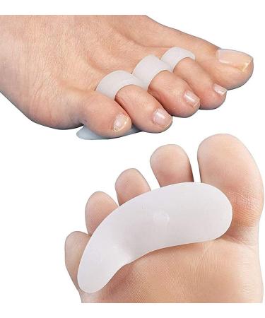 Magik 2 Bunion & Hammer Toe Straightener Splint - 4 Pairs (White+Nude) - Buy Online on GoSupps.com
