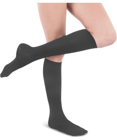 JOMI Compression Socks Women Collection - 15-20mmHg Microfiber - Size 116 Large - Grey - Buy Online on GoSupps.com