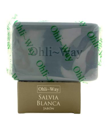 Buy Organic White Sage Soap - Natural Herbal Cleanser for Skin | Fast International Shipping - Buy Online on GoSupps.com