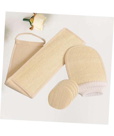 FRCOLOR 6pcs Cleaning Gloves & Loofah Sponge Set - Exfoliating Bath Scrubber & Shower Towel for Ultimate Skincare - Buy Online on GoSupps.com