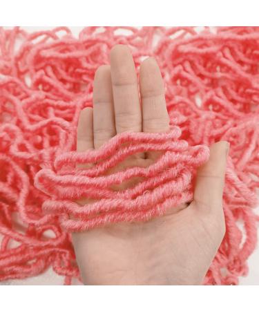 Pink Soft Locs 36 Inch 2 Pack Faux Locs Crochet Hair Extensions for Black women - Long Pre-looped Synthetic Braids (36 inch, 2 pack, Pink) - Buy Online on GoSupps.com